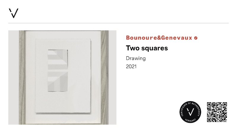 Bounoure Genevaux Two Squares View Certificate