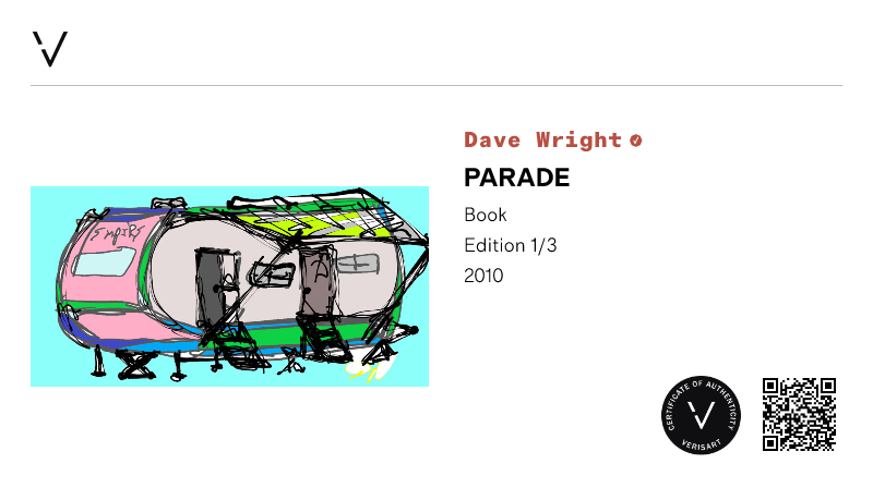 Dave Wright | PARADE | View certificate