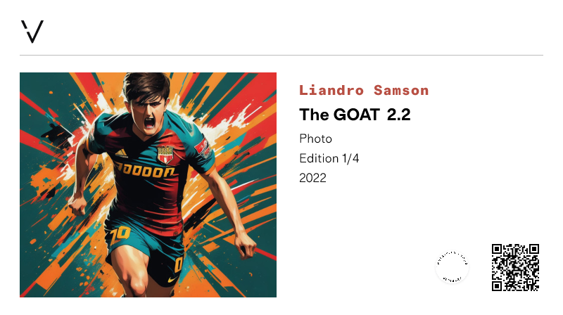 Liandro Samson | The GOAT 2.2 | View certificate